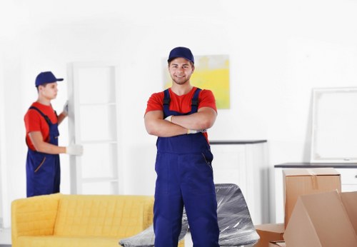Same day removals team helping with an urgent move in Shoreditch