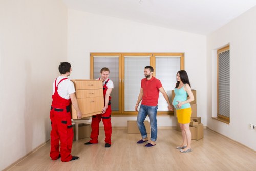 Residential move from a modern Shoreditch apartment building