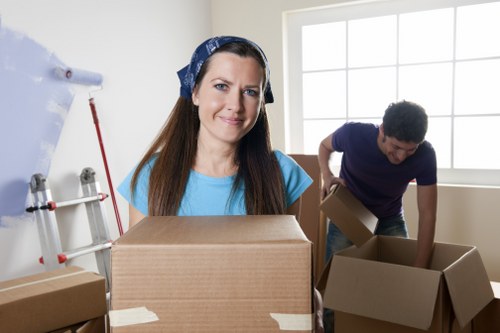 Local packing team helping with a move near Shoreditch offices and apartments