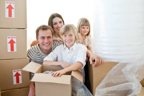Careful packing and loading support for a home move in East London