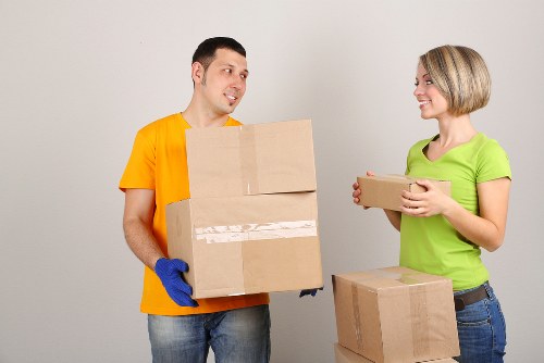 Low-carbon moving van used for sustainable removals in Shoreditch